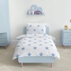 Постельное белье подростковое ТЕП Soft dreams Звезды 2-04191-29907 150х215 см голубой