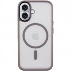 TPU+PC чехол Metal Buttons with MagSafe для Apple iPhone 16 (6.1")