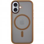 TPU+PC чехол Metal Buttons with MagSafe для Apple iPhone 16 (6.1")