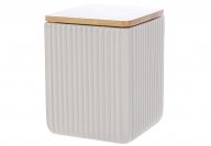 Банка керамическая Bona Di SСandi Beige 304-018 10х13 см 900 мл бежевая