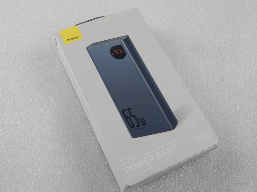 PowerBankBASEUS65W,20000mAh