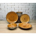 Сервиз столовый TULU Spiral Kahve DN24-SPIRAL-KAHVE 24 предмета