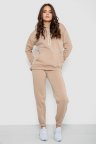 Спорт костюм женский на флисе, цвет бежевый, 241R1530