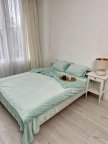 Постельное белье плюшевое евро Dushka Home 20953 200х220 см мятное