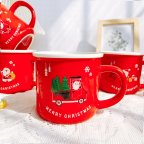 Кружка новогодняя Merry Christmas 4 14597 350 мл красная