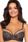 Бюстгальтер з м'якою чашкою Ava Crystal AV 1396 Шоколоадно-тілесний 105D