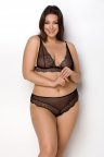 Чуттєвий сексуальний комплект Passion AMBERLY SET, Чорний, 6XL, 7XL, 6XL/7XL