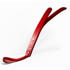 Паддл 2-х шаровий Feral Feelings Leather Mini Paddle, Червоний