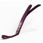Паддл 2-х шаровий Feral Feelings Leather Mini Paddle, Баклажановий