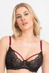 Бюстгальтер з м'якою чашкою Samanta Charlotte A123 Чорний 75E
