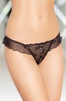 Стрінги з розрізом Softline G-String 2384 Чорні S/M