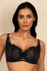 Бюстгальтер з м'якою чашкою Ewa Bien Marisa B139 Чорний 70E
