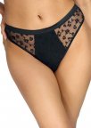 Трусики стринги Ewa Bien Almas C200, Чорний, S, S