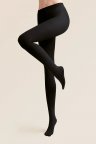 Шовковисті непрозорі колготки Gabriella Microfibre 100 den, Чорний, 5