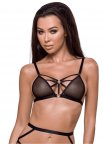 Бюстгальтер-стрепи Passion Exclusive MEGGY BRA, Чорний, L, XL, L/XL