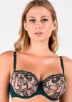 Бюстгальтер з м'якою чашкою Samanta Hazel A122, Смарагдовий, 75E, 75E