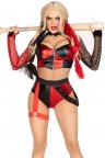 Еротичний костюм Leg Avenue Crime Spree Sweetie Costume Чорно-червоний XS
