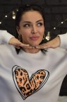Батник женский на флисе "Point" Турция Белый, 42/44