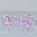 Электрическая гирлянда YES Нить 975024 2 м 20 LED розовая