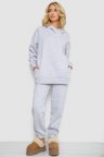 Спортивный костюм женский на флисе, цвет светло-серый, 247R1057