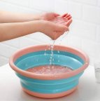 Складной таз миска пластиковый 23*20*8,5 см