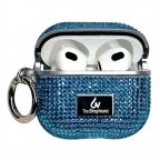 TPU чехол Bling World Rock Diamond для наушников AirPods 1/2