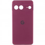 Чехол Silicone Cover Lakshmi Full Camera (AAA) with Logo для Google Pixel 7a