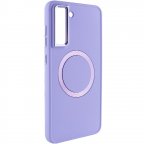 TPU чохол Bonbon Metal Style with MagSafe для Samsung Galaxy S21 FE