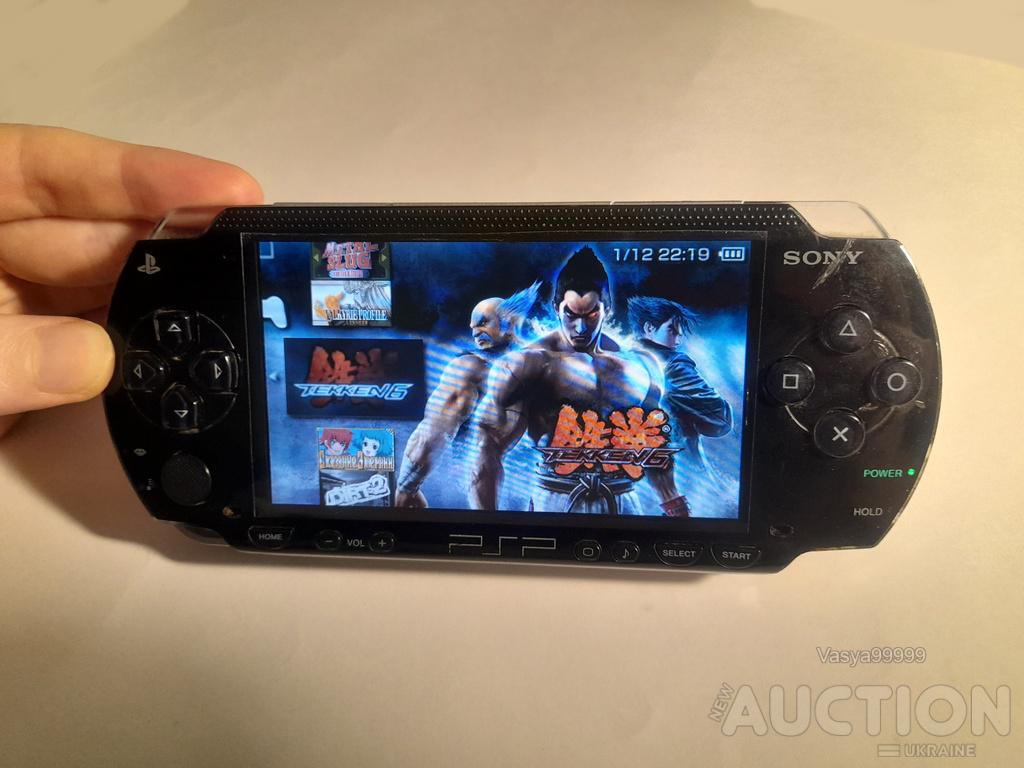 ИгроваяприставкаSonyPSPFat1000прошитаясиграми64GBPlaystationportableBlackпсп