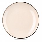 Тарелка десертная Ardesto Emilia AR0719EBG 20 см бежевая