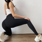 Леггинсы женские спортивные 6185 S черные