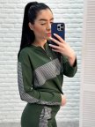 Трикотажный костюм для прогулок "Wonderlend" 54/56, Хаки