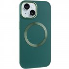 TPU чехол Bonbon Metal Style with MagSafe для Apple iPhone 15 (6.1")