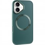 TPU чохол Bonbon Metal Style with MagSafe для Apple iPhone 16 (6.1")