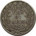Парма 3 ліри 1792 - Рідкісна! - Дивіться інші мої лоти!