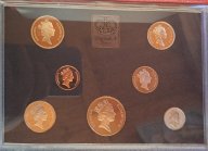 Бермуда Бермудські острови Bermuda річний набір 1986 1, 5, 10, 25, 50 центів, 1, 5, доларів