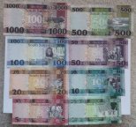 Южный Судан - Набор из 8 банкнот UNC - 1, 5, 10, 20, 50, 100, 500, 1000 фунтов, 2015-2021, Описание!
