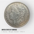 1 долар 1921-S | долар Морган США |  Morgan Silver Dollar San Francisco USA
