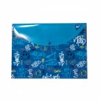Папка-конверт на кнопке А4 YES SmileyWorld Pattern 491630 33х24 см