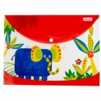 Папка-конверт на кнопке А4 1 Вересня Zoo Land 492164 33х24 см