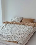 Постельное белье полуторное Dushka Home Сатин Плюш 21259 160х215 см