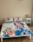 Постельное белье детское плюшевое евро Dushka Home 21210 200х220 см