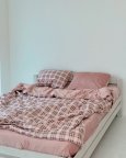 Постельное белье евро Dushka Home Сатин Плюш 21265 200х220 см
