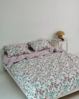 Постельное белье полуторное Dushka Home Сатин 21057 160х215 см