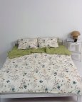Постельное белье семейное Dushka Home Сатин 21076 160х215х2 см