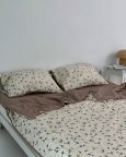 Постельное белье семейное Dushka Home Сатин 21056 160х215х2 см