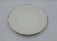 Тарелка десертная TULU GOLD-19-dessert 21 см белая