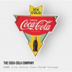 Колекційні лімітовані злитки Coca-Cola® Vintage 1 oz Silver Colorized Shaped