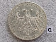 Франкфурт UNC - aUNC. 2 гульдена 1848 / Обрання герцога Австрійського / СТАН! + відео З 1 грн. (Q)