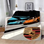 Плед 3D Porsche Дует 29724 180х215 см